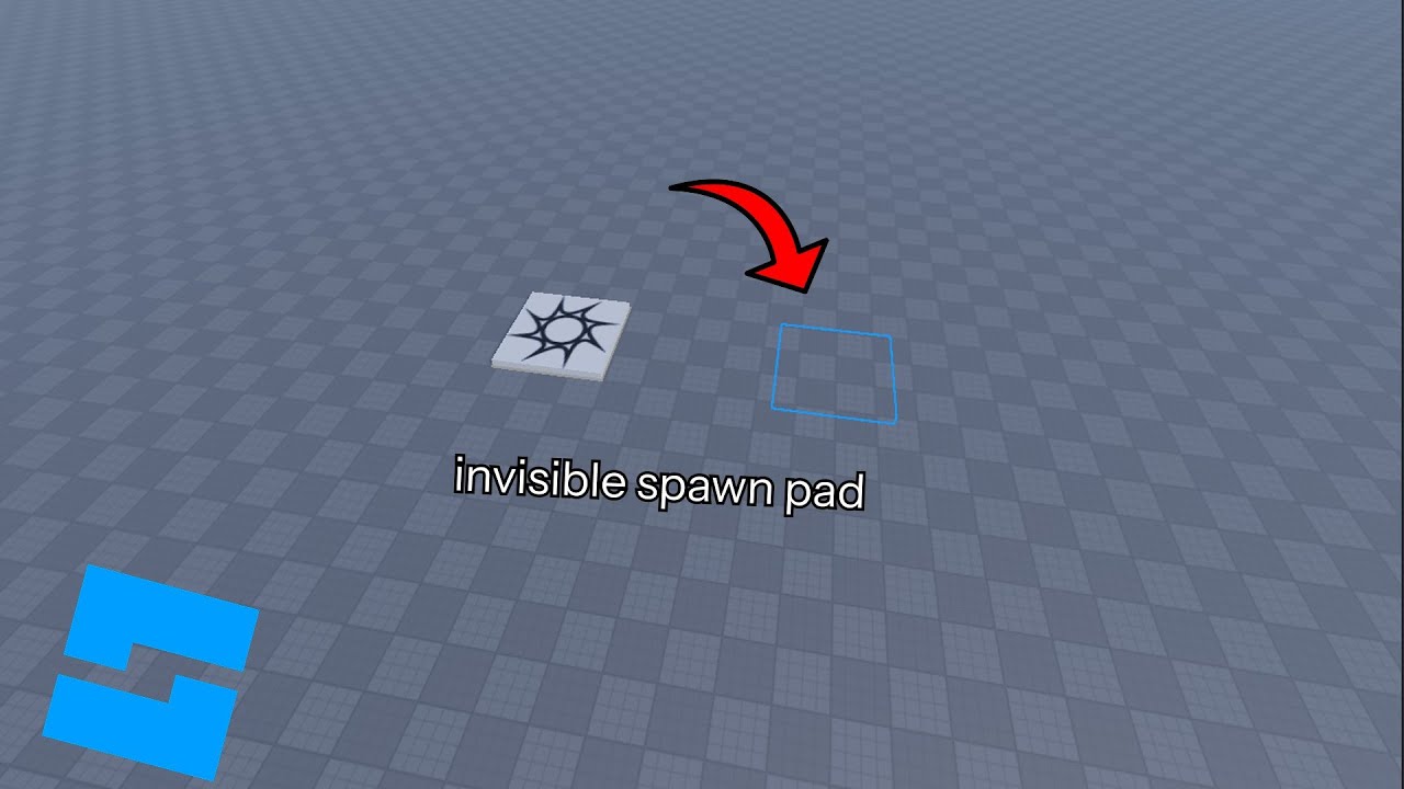 How to make your spawn pad invisible in roblox studios 