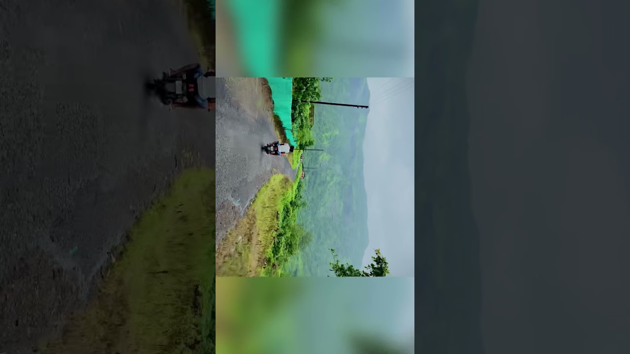 Morbe dam side village  karanvaligaon waterfall