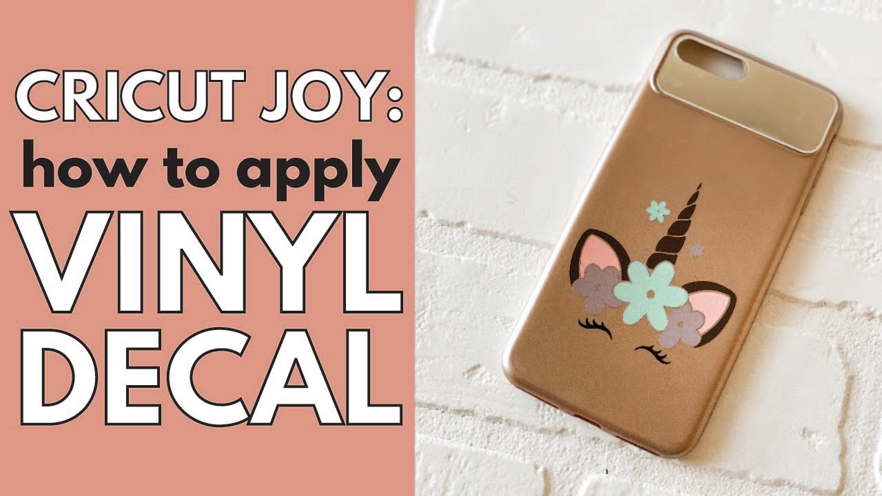 How to Use Smart Vinyl: Phone Decal with Cricut Joy for Beginners 