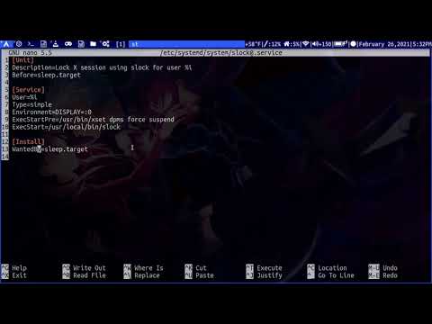 How to Add a Lockscreen to DWM (Slock) on Arch Linux!!!!!