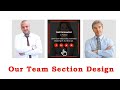 Create The Our Team Section By Using HTML &amp; CSS | Responsive Our Team Info Cards Section | Html Css