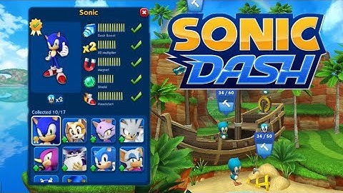 Sonic Dash SONIC Max Level upgrade Gameplay