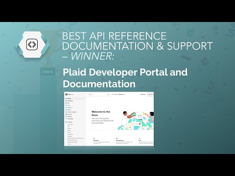 Devportal Awards 2021 | Best API Reference Documentation and Support | Plaid