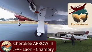 Piper Arrow III flight to Laon Chambry LFAF in France. by Cruise Ships & VFR Flights, explore the world ! 297 views 2 months ago 6 minutes, 26 seconds