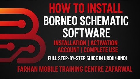 Use of Borneo schematic software full course part 1