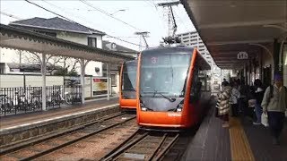 路面電車　伊予鉄道　5000形乗車