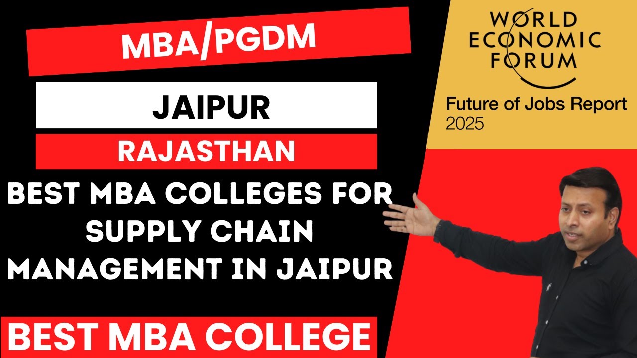 Best MBA Colleges for Supply Chain Management in Jaipur - YouTube