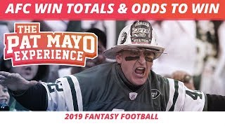 2019 NFL Predictions — AFC Win Totals, Odds, Playoff Picks, Team Previews