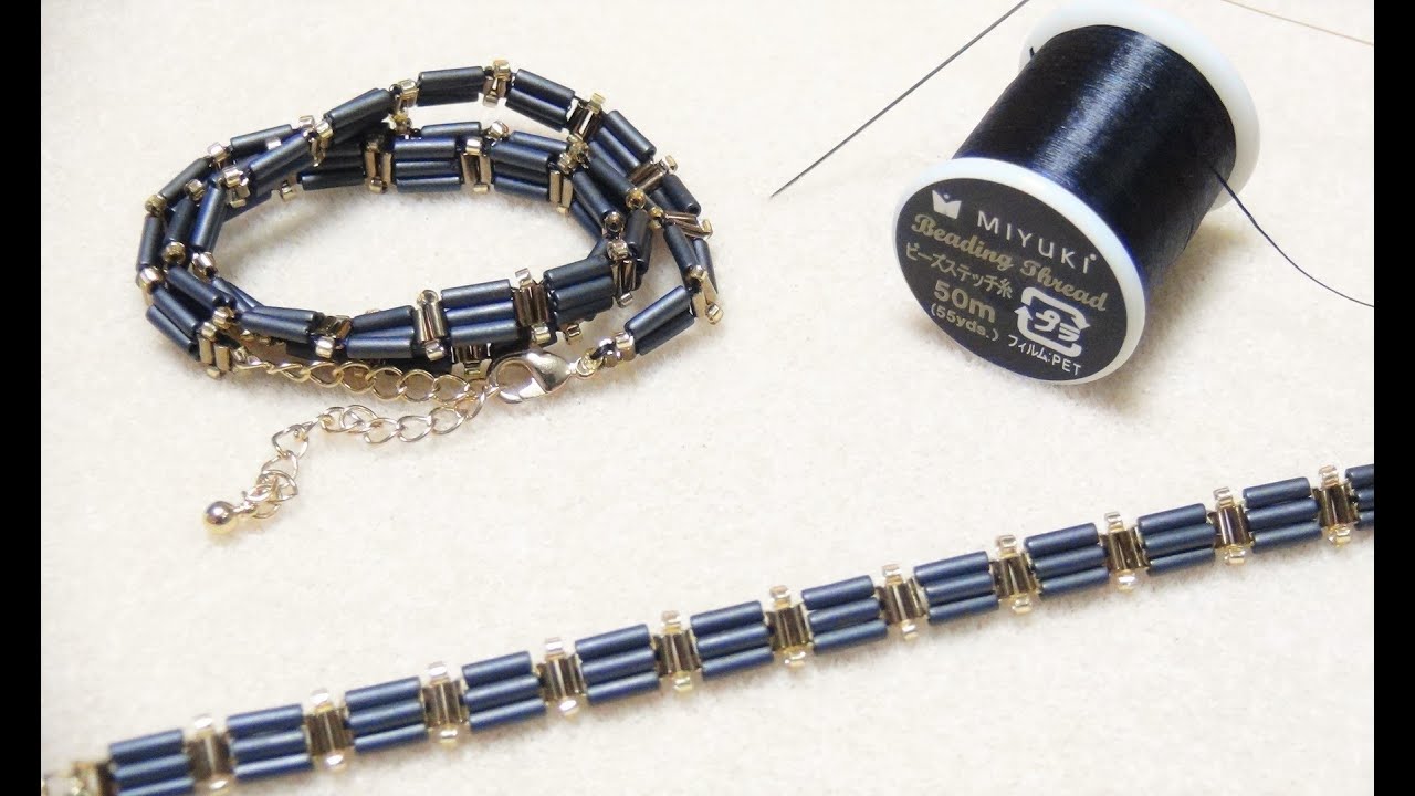 竹ビーズで編むブレスレットの作り方 ビーズステッチ Bugle Beads Diy Youtube 竹ビーズで編むブレスレットの作り方 ビーズステッチ Bugle Beads Diy Youtube