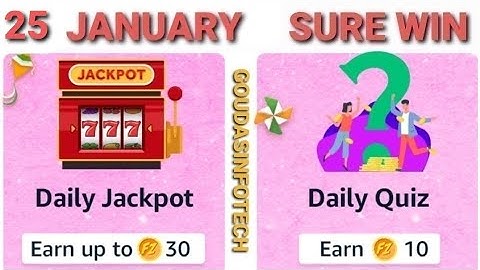 25 JAN|Amazon daily fz coins quiz answer|amazon fz coins|amazon quiz today|fz coins amazon quiz