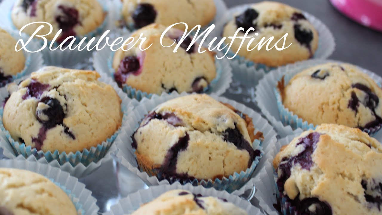 ️ Blaubeer Muffins / Heidelbeer Muffins/ Blueberry Muffin ️ - YouTube