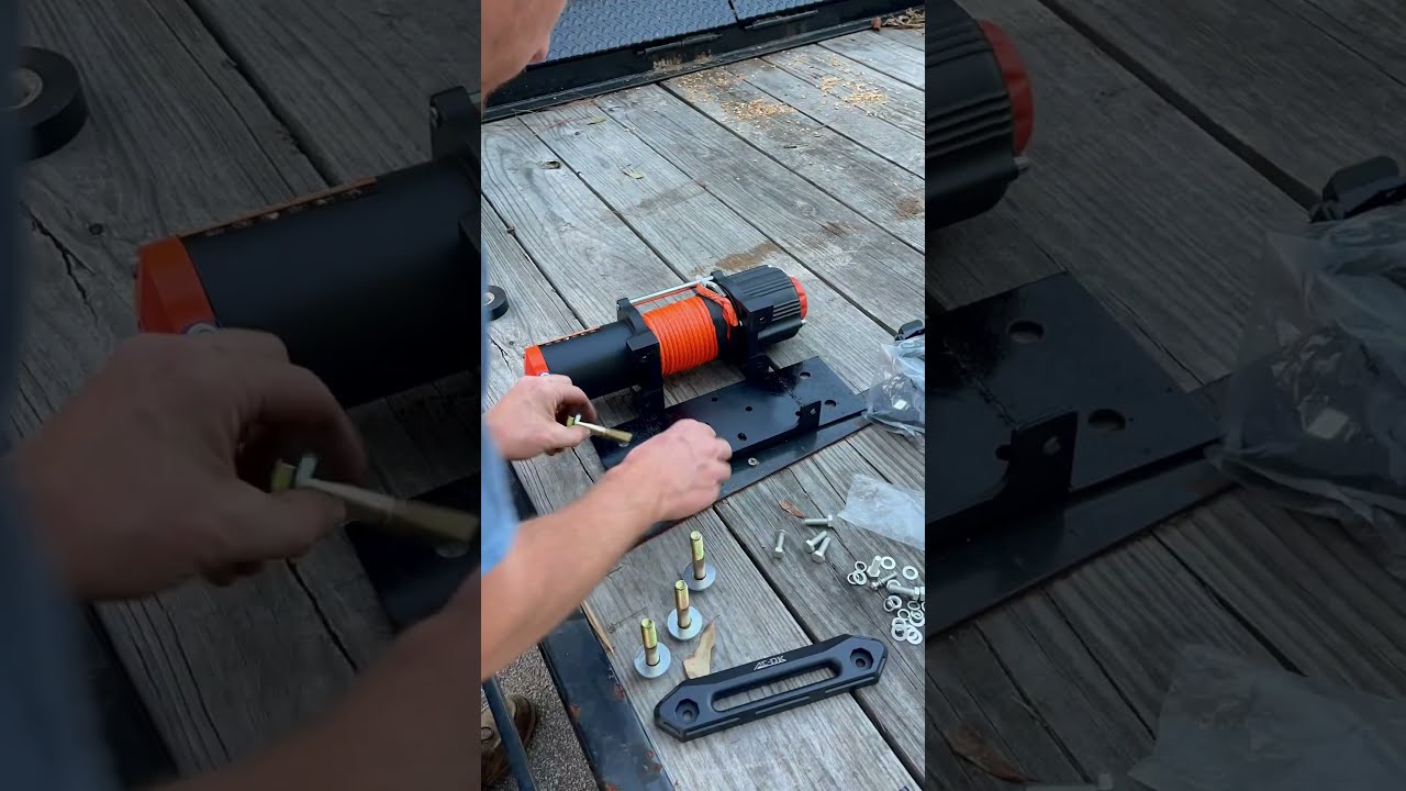 Installing A Winch On The Trailer