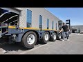 💥 MUST SEE 🚛 | 8-Axle Low Bed Full Specs! 80T Heavy Haul King Tested