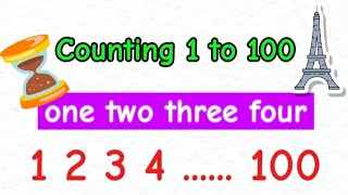 Learn Counting 1 - 100 | Learn 1234 counting for kids | 123 Numbers Name | 123 for Kindergarten