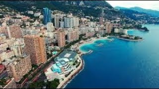 Monte-Carlo  filmed by drone ( Monaco City )