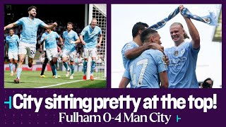 Man City Beat Fulham To Go Top Of The Premier League Fulham 0-4 Man City