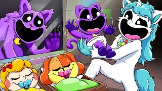 UN DÍA EN LA VIDA de CATNAP! Poppy Playtime Chapter 3 Animación