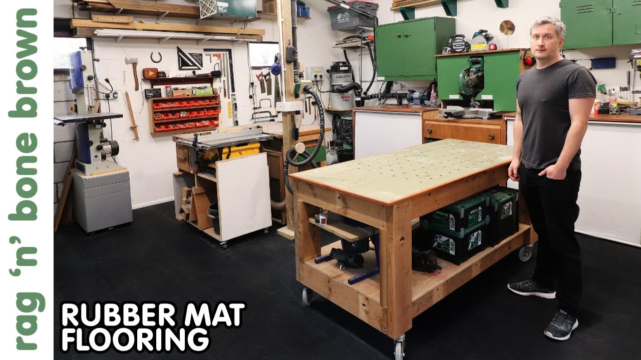 Rubber Mat Flooring For The Garage Workshop 