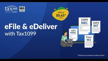 Effortlessly eFile & eDeliver 1099 & W2 Forms with Tax1099.