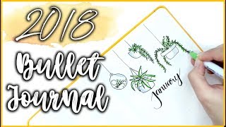 MY BULLET JOURNAL SETUP 2018 | PLAN WITH ME | RawBeautyKristi