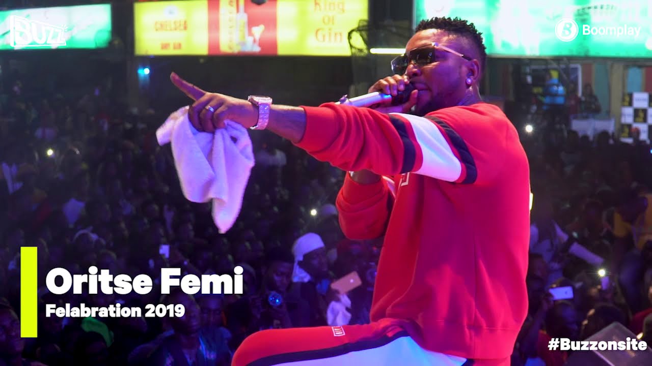 Watch Oritse Femi as he Performs His Hit Songs At Felabration 2019