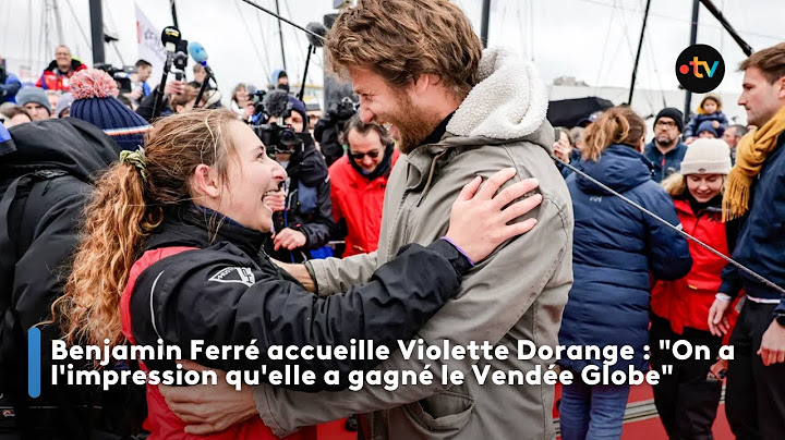 Benjamin Ferré accueille Violette Dorange : "On a l'impression qu'elle a gagné le Vendée Globe"