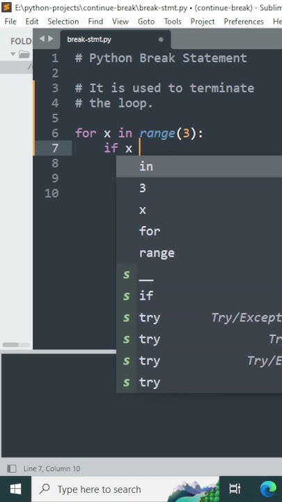 Shattering the Code: Python Break Statement Unleashed | #viral # ...