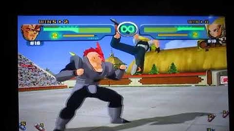 Dragon Ball Z Budokai(Gamecube)-Android 16 vs Android 18