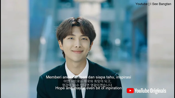 [INDO SUB] [ENG SUB] BTS Commencement Speech | Dear Class Of 2020 - BTS RM (KIM NAMJOON)