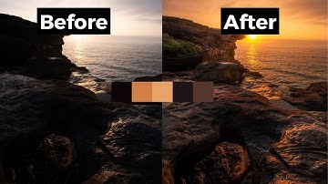 How to do the Before and After Colour Palette Edit Effect