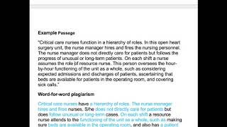 Plagiarism - Patchwork Paraphasing