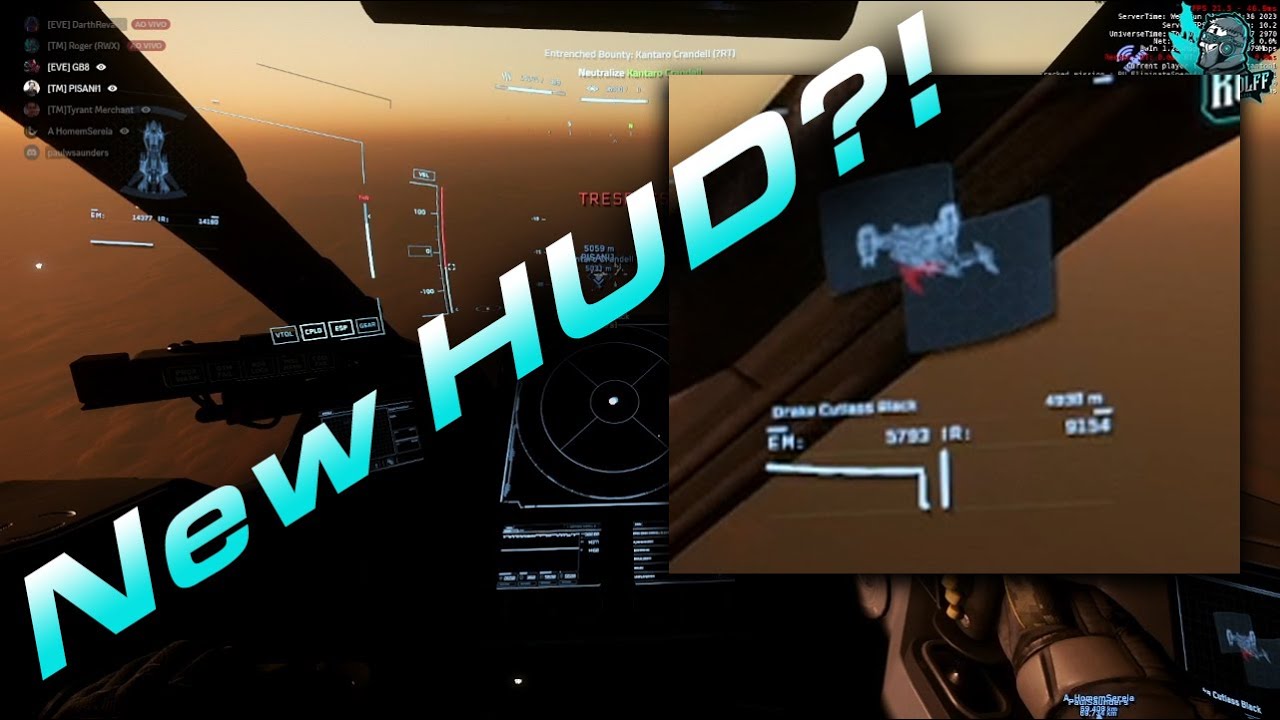 Star Citizen 3.19.1 LIVE - New HUD?! A bug or a feature?! :D
