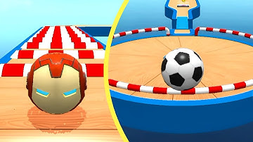 Sky Rolling Ball 3d Gameplay Level 10