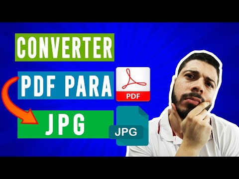 Vídeo: Como Converter PDF Para JPG E Vice-versa