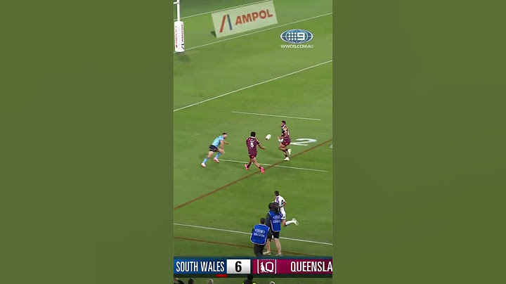 These Maroons... 🥵️ 🖥 #StateofOrigin #9WWOS #NRL #Origin