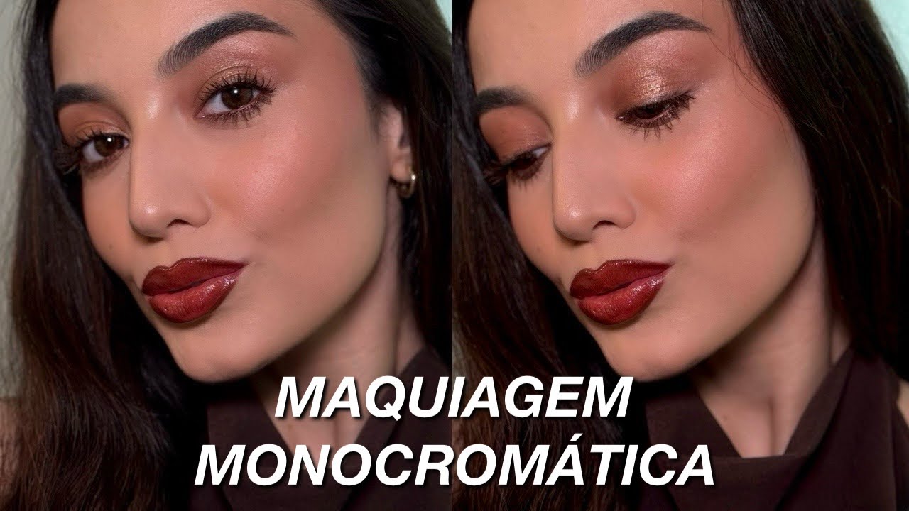 MAQUIAGEM MONOCROMÁTICA QUE TE DEIXA GATA! *Tutorial passo a passo* 