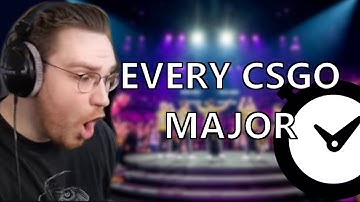 EVERY CSGO MAJOR IN 15 MINUTES | ohnePixel Reacts