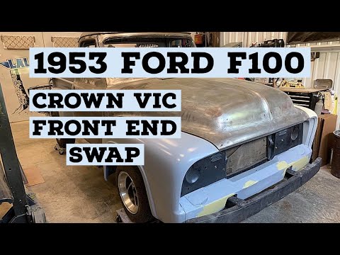 1953 FORD F100 CROWN VIC FRONT END SWAP: Part 7- Updating the front end to modern suspension