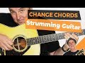 How to Change Chords on Time While Strumming Guitar
