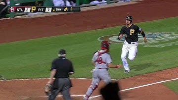 STL@PIT: Tabata hits an RBI double down the line