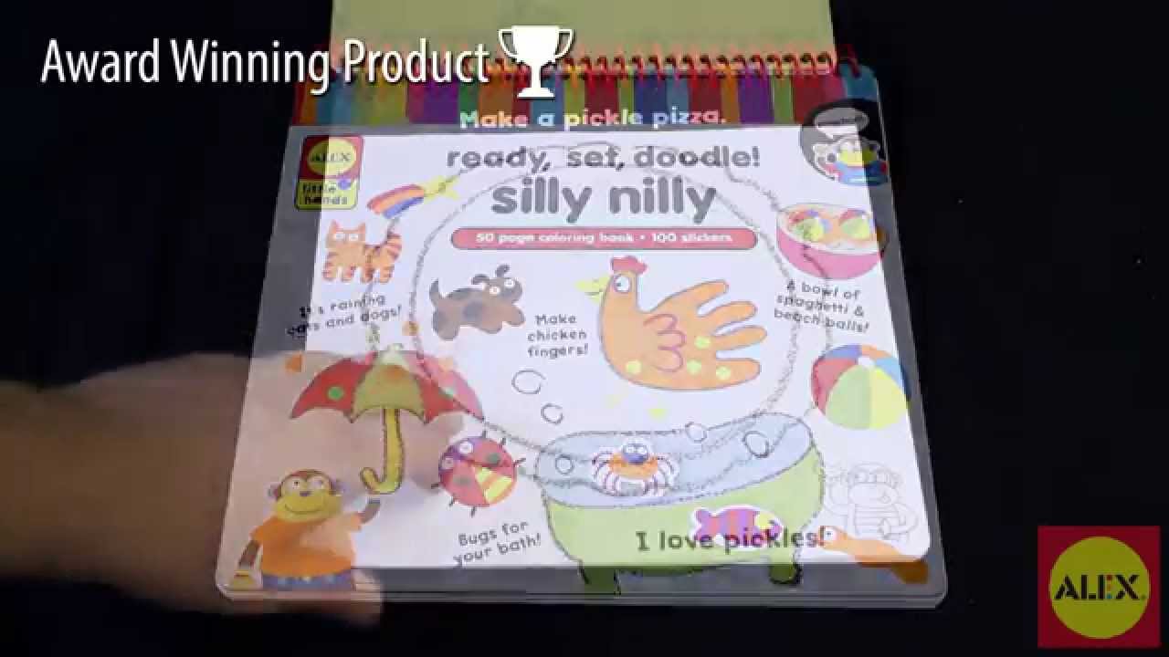 Alex Toys' Ready, Set Doodle Silly Nilly Activity Book (1402NN)