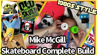 Powell Peralta Mike Mcgill Re-Issue 1984 Skull & Snake Complete Set Up