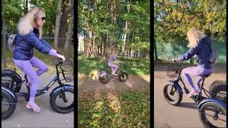 Складной Трехколесный Фэтбайк Дункан Трайк Панда Doonkan Trike Fatbike Panda Лучший Трицикл в России
