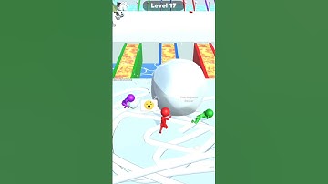 snow race! gameplay walkthrough Android iOS game fanal poro game #17 #fungame #youtubeshorts #fun