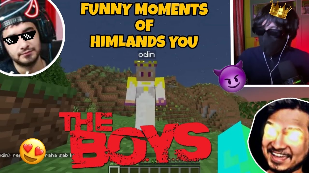 HLMLANDS | FUNNY  MOMENTS 🤣 OF HIMLANDS ! THE  BOYS 😈 ‎@DREAMBOYYT OP
