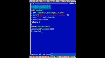 Convert Decimal to Binary in #c  #coding #computerlanguage #viralvideo #programming #shorts