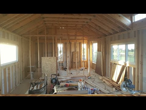 Shed to House 16ft x 50ft Derksen - YouTube