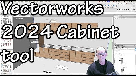 How to use the Vectorworks 2024 Cabinet tool