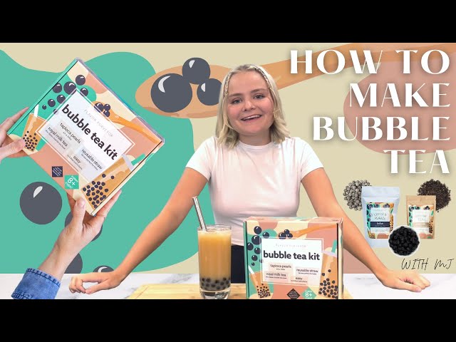 How to make bubble tea at home using this easy DIY kit
