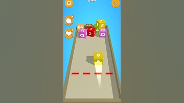 Chain Cube: 2048 3D merge game 256 cube created #shorts #ytshorts #chaincube #2048 #2048game